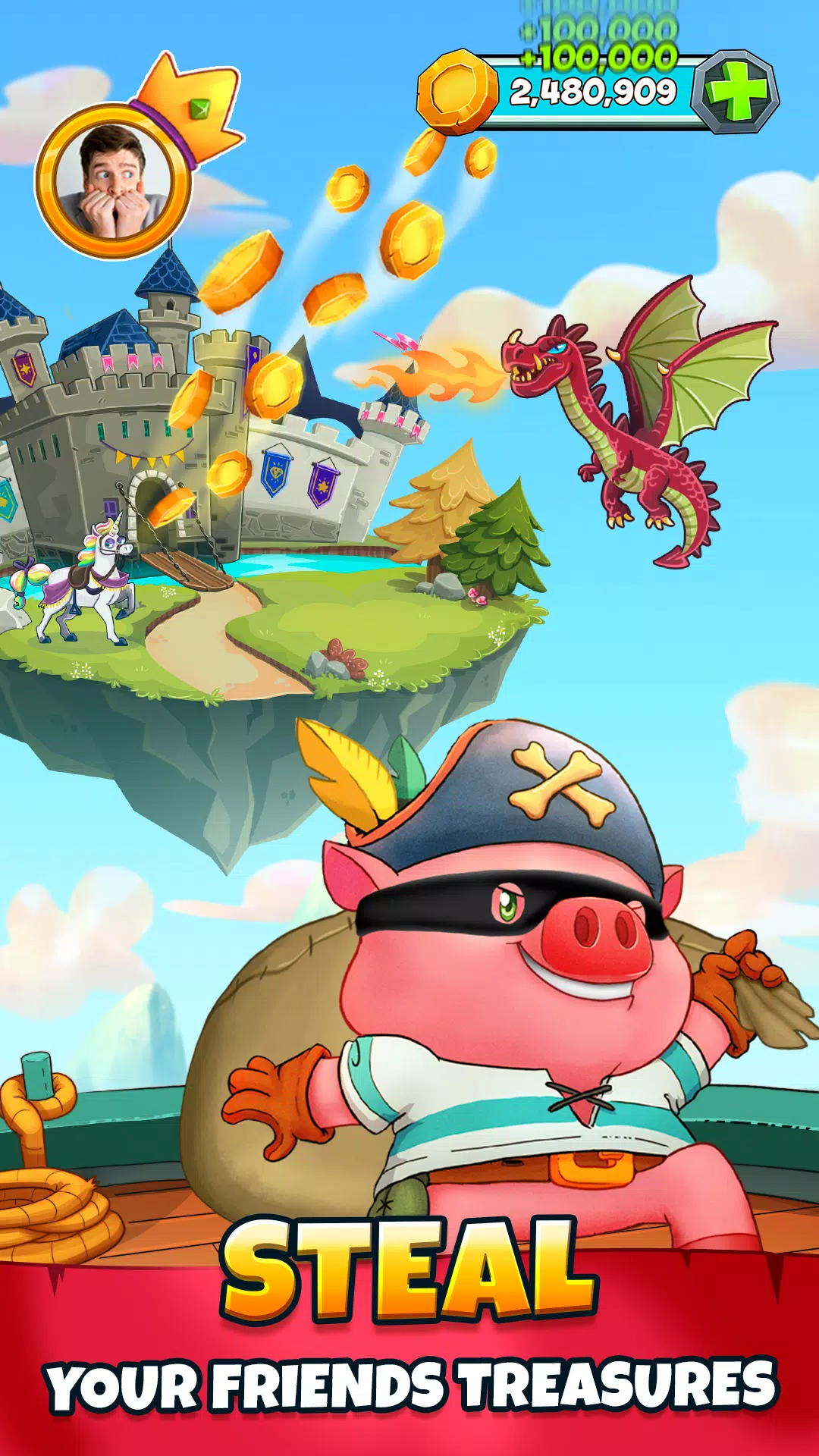 King Boom Pirate Coin Game Screenshot 2