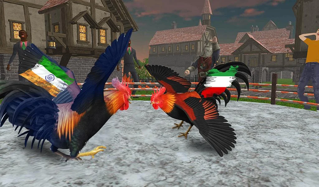 Farm Rooster Fighting Chicks 2 Screenshot 1