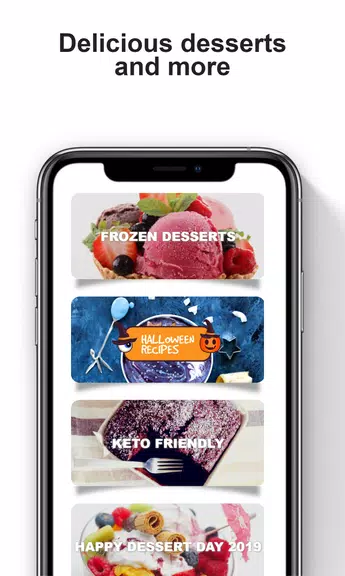 Dessert recipes Screenshot 1
