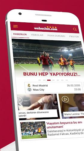 Webaslan - Galatasaray haber Screenshot 1