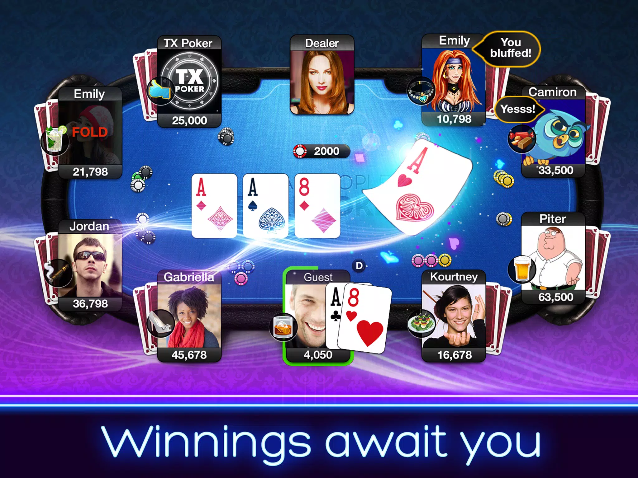 TX Poker Texas Holdem Poker Screenshot 3 