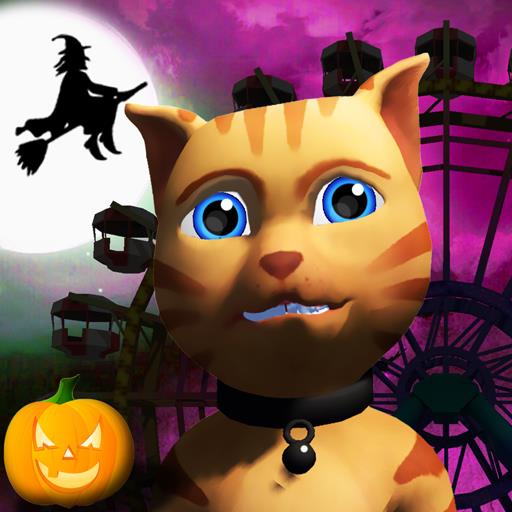 Halloween Cat Theme Park 3D APK