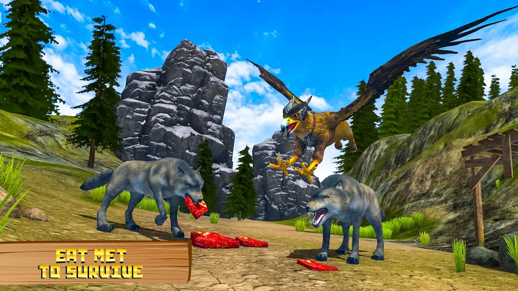 Wild Griffin Eagle Simulator Screenshot 3