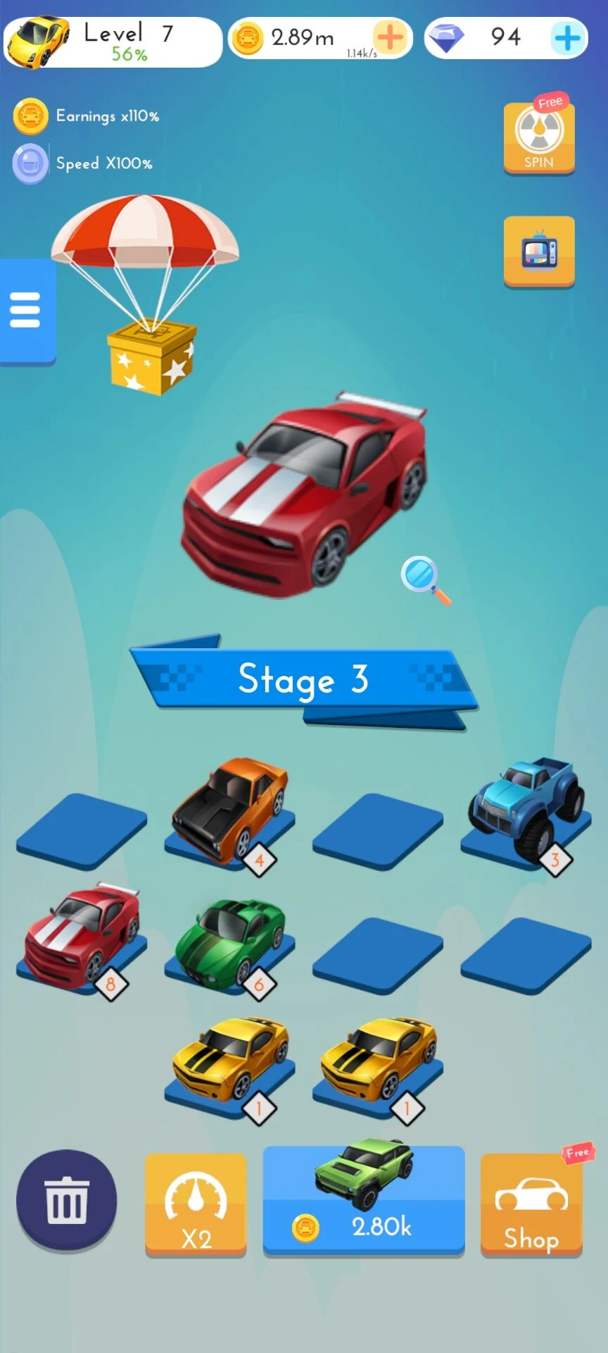 Idle Car Parking Tycoon Screenshot 1