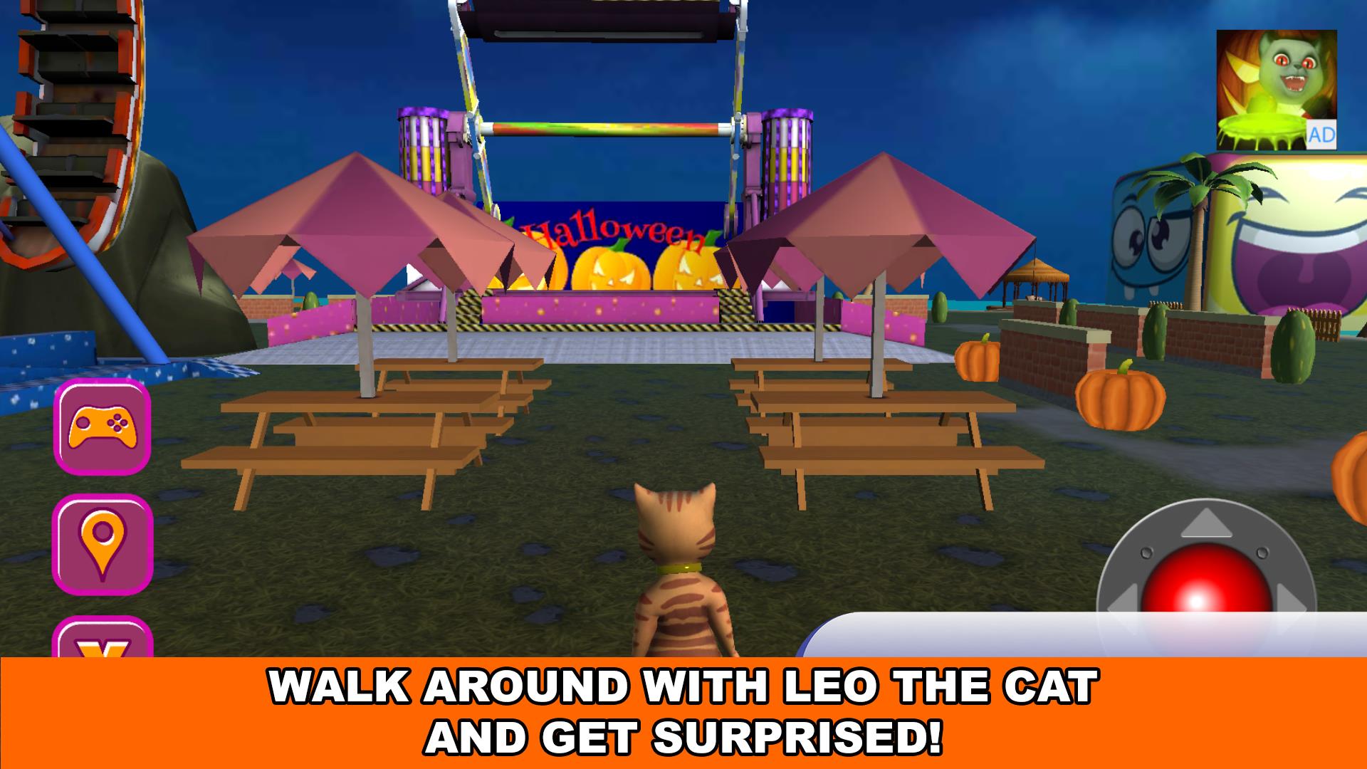 Halloween Cat Theme Park 3D Screenshot 29