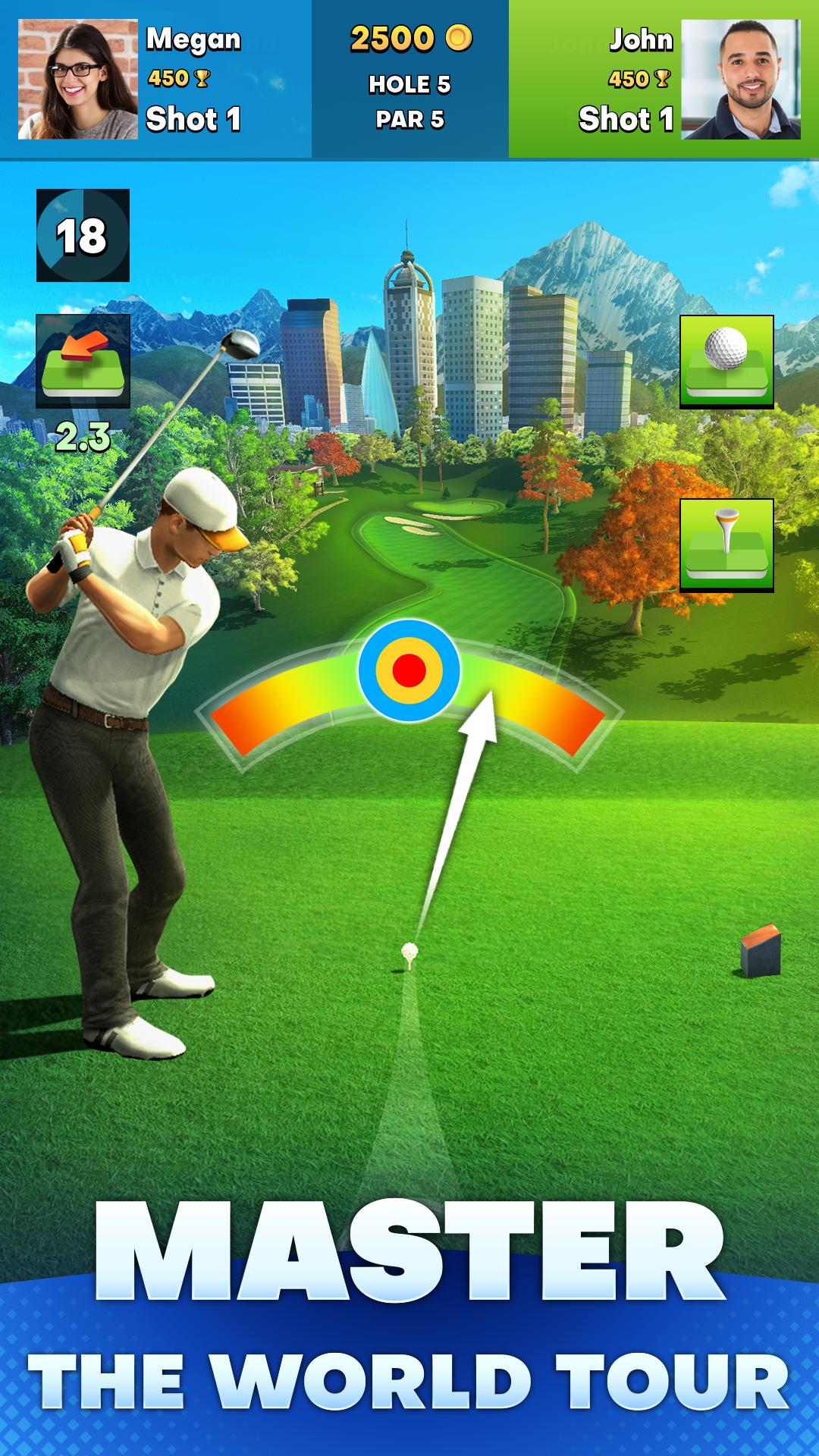 GOLF OPEN CUP - Clash & Battle Screenshot 2