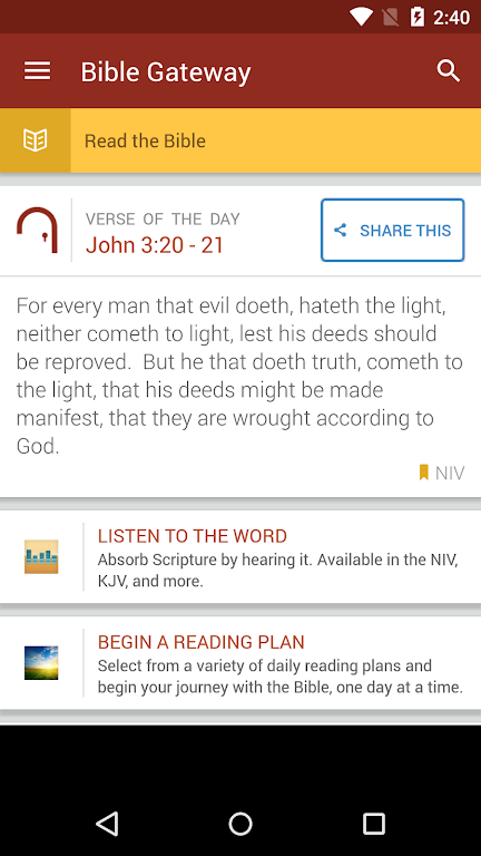 Bible Gateway Screenshot 4 