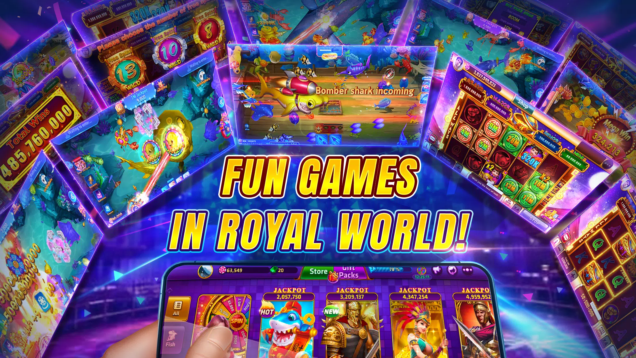 Royal World Slots Fish Games Screenshot 4