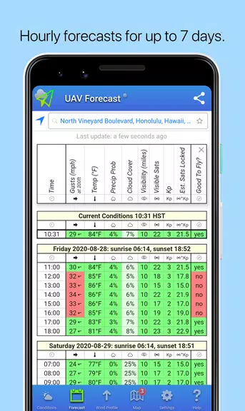 UAV Forecast for Drone Pilots Screenshot 2 