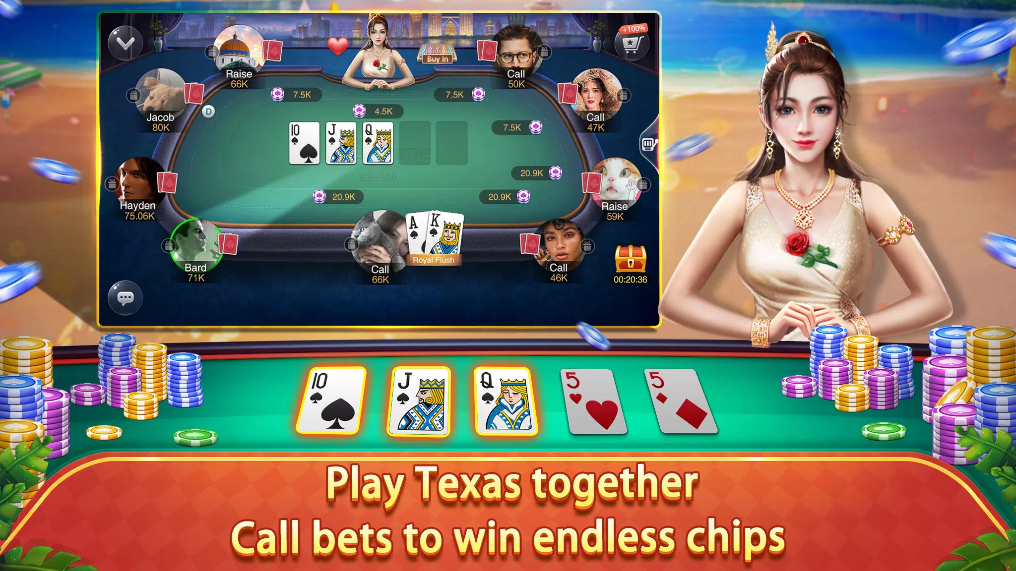 Gin Rummy Lami mahjong Texas Screenshot 2 