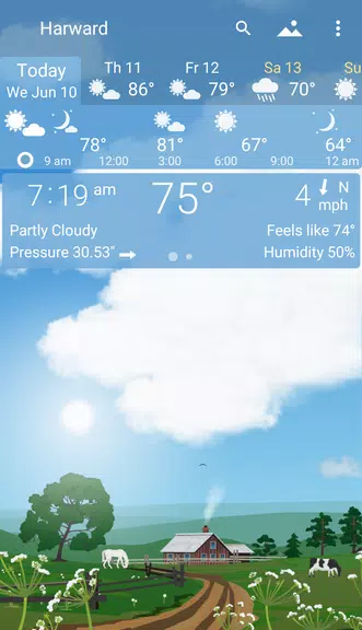 YoWindow Weather and wallpaper Screenshot 2 