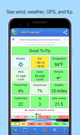 UAV Forecast for Drone Pilots Screenshot 1 