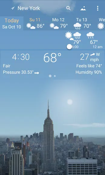 YoWindow Weather and wallpaper Screenshot 1 