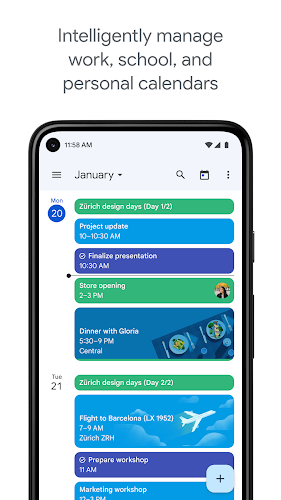 Google Calendar Screenshot 1