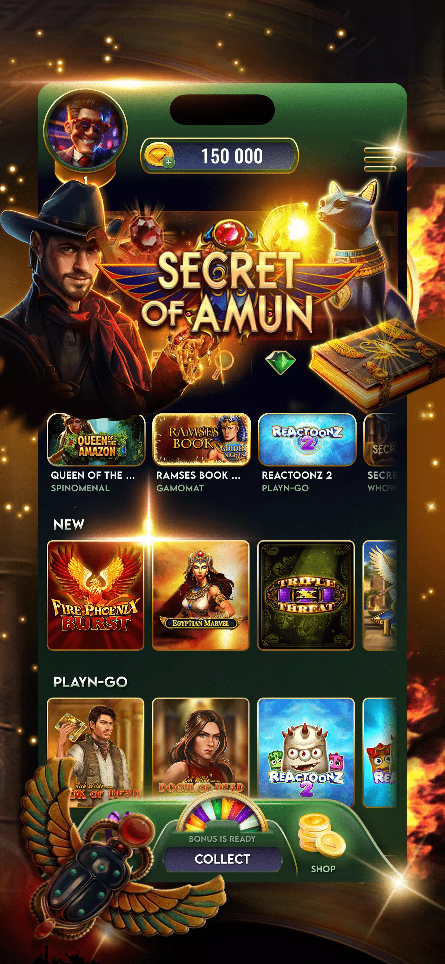 Emerald Wins Casino Screenshot 3 