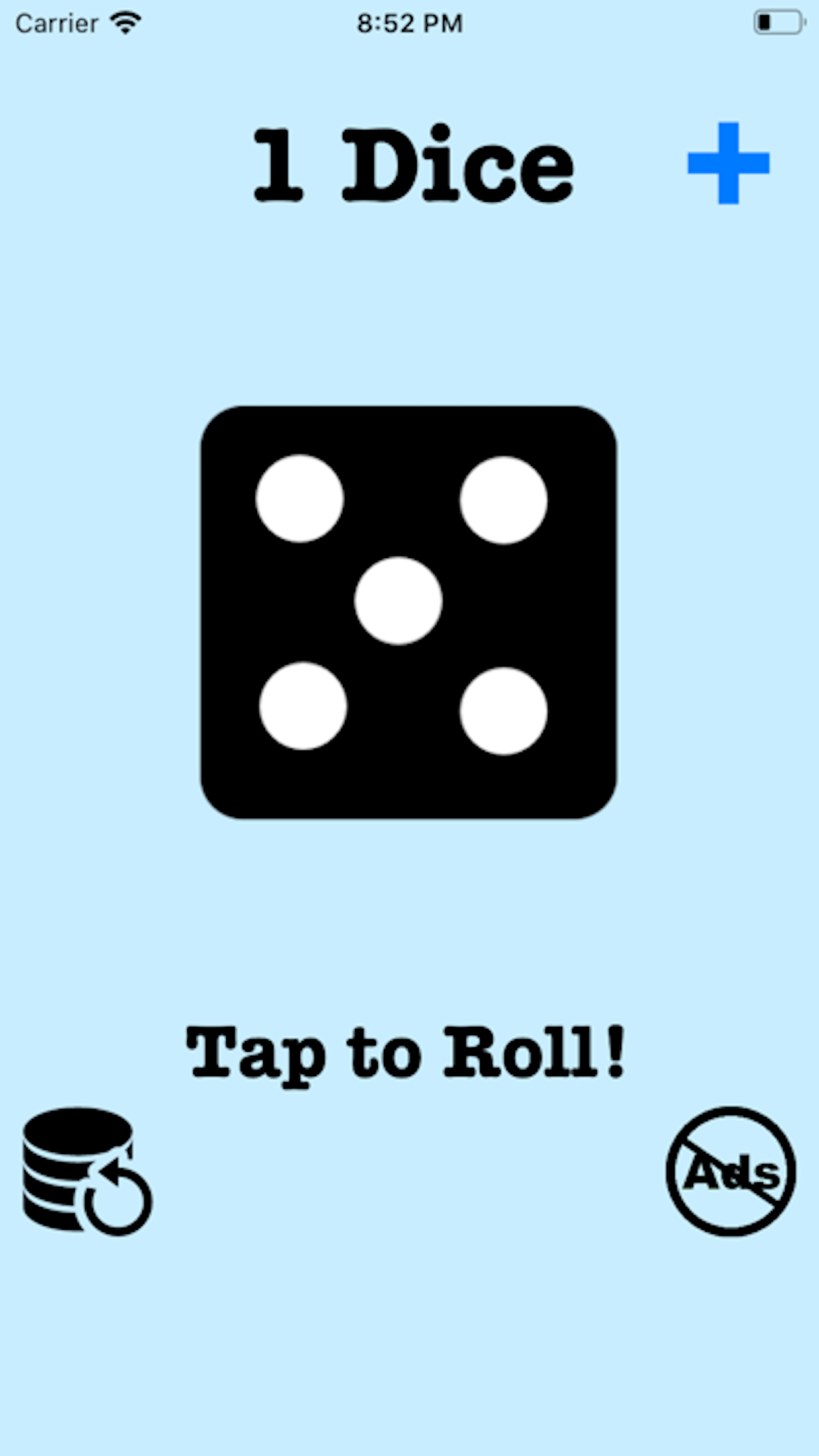 Dice Roller: Shake & Roll Dice Screenshot 1 