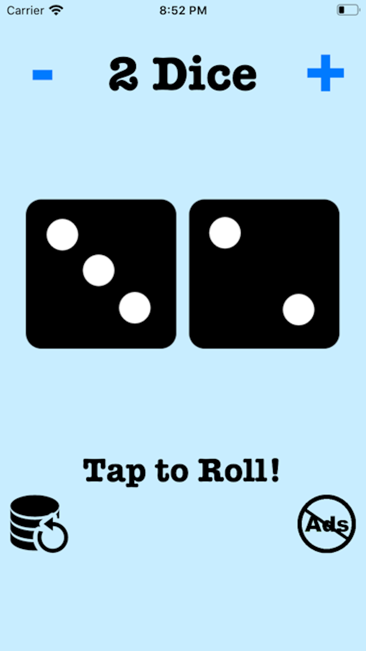 Dice Roller: Shake & Roll Dice Screenshot 2 