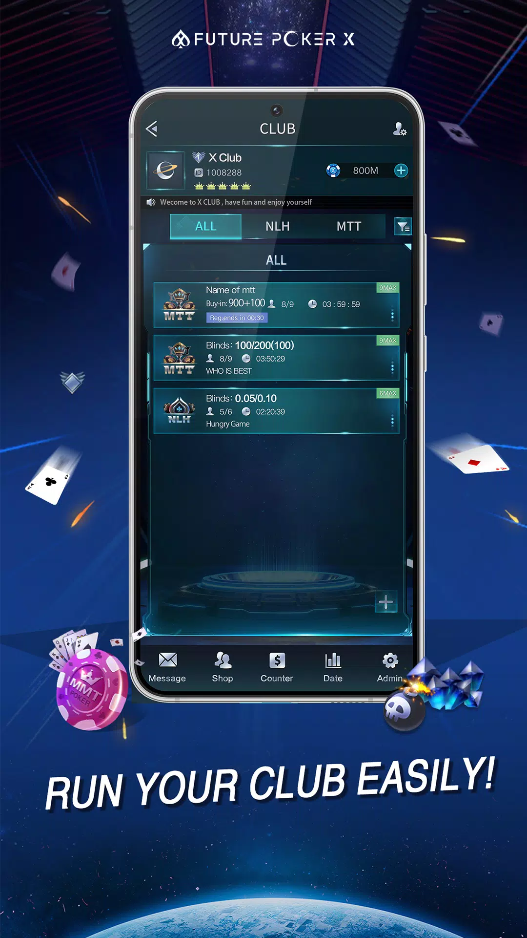 Future Poker X Screenshot 1