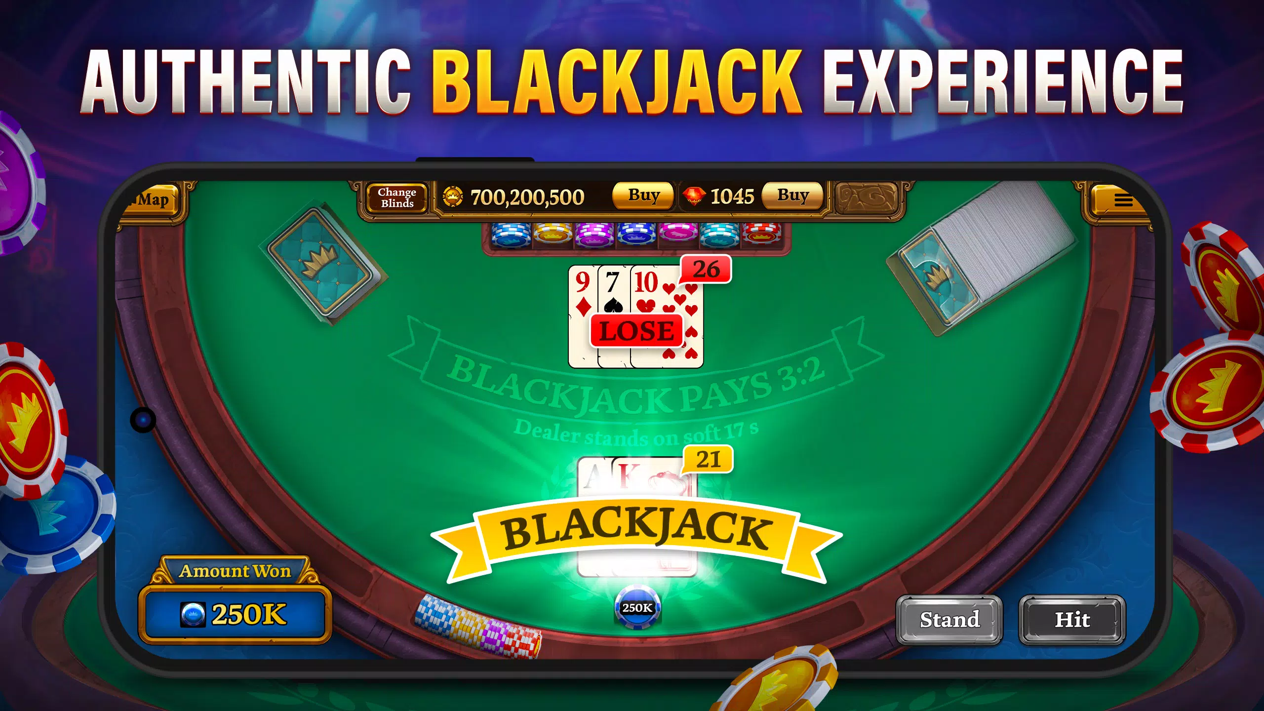 Texas Holdem Poker & Blackjack Screenshot 3 