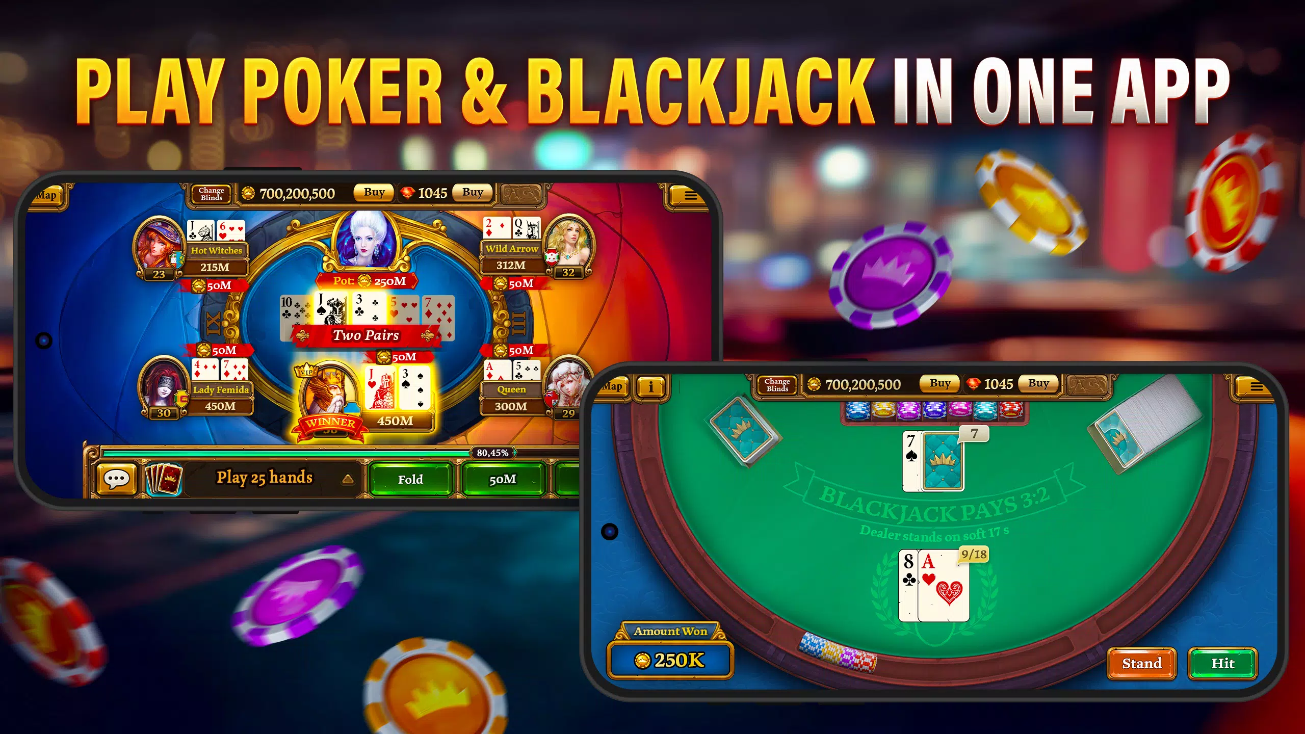 Texas Holdem Poker & Blackjack Screenshot 4 