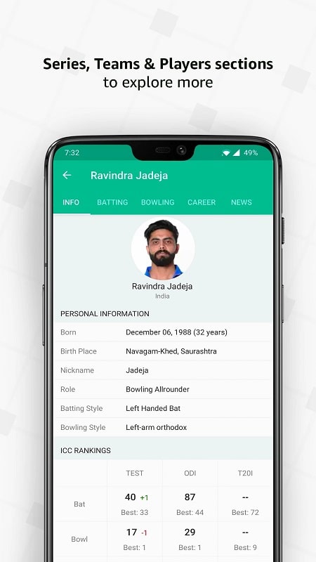 Cricbuzz Screenshot 1 