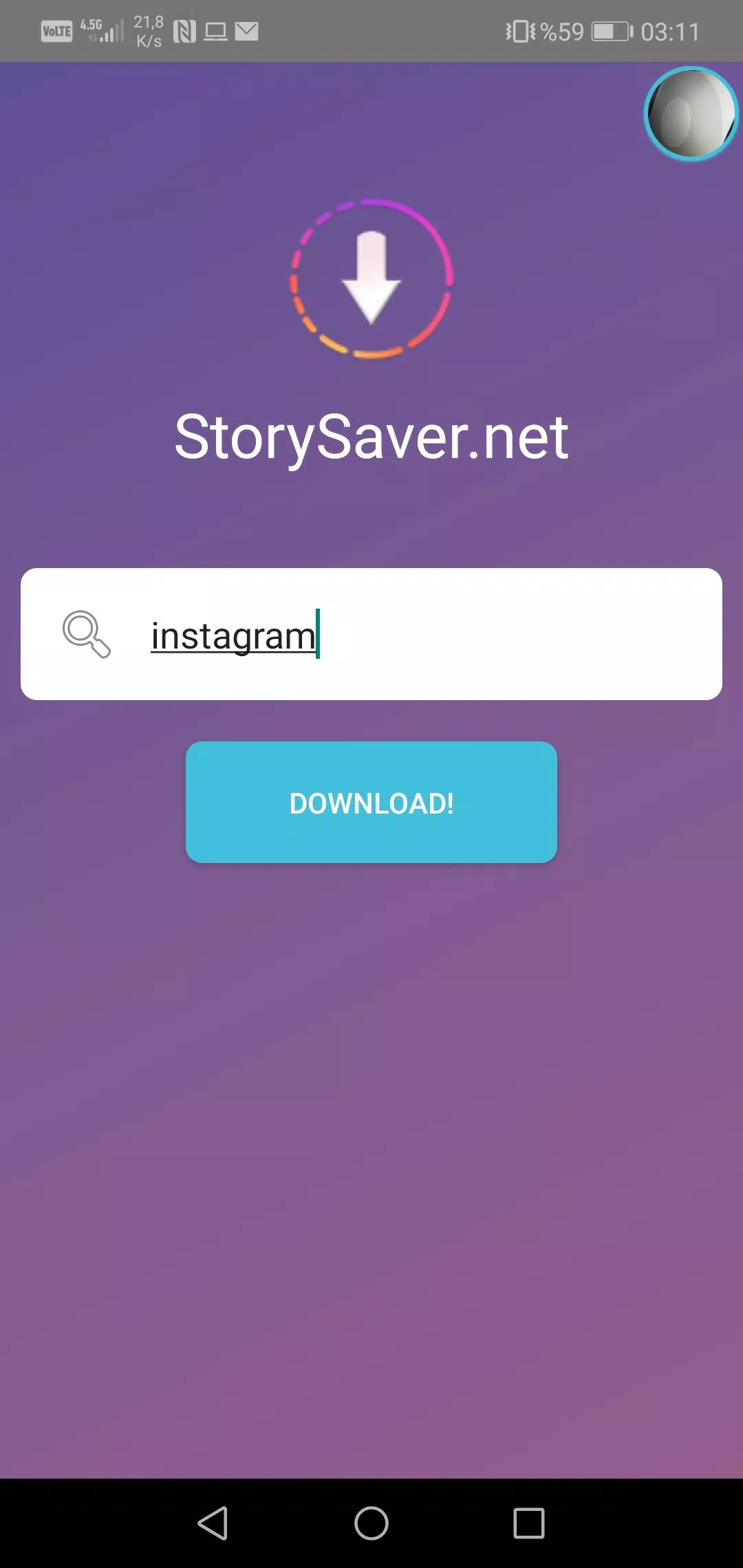 Storysaver.net App Screenshot 2 