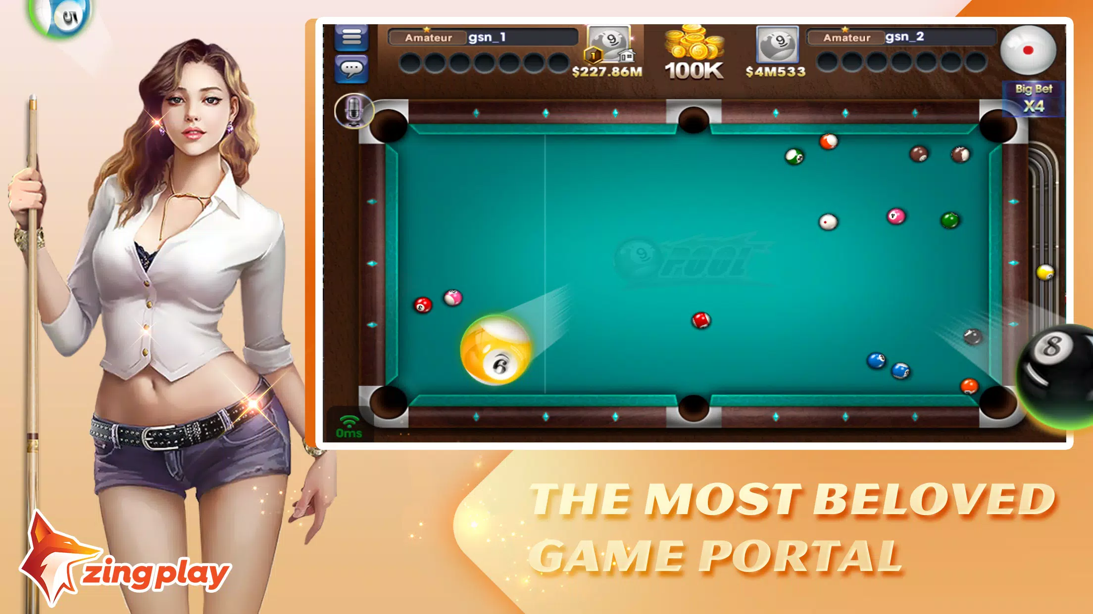ZingPlay Games Pool & Casual Screenshot 2