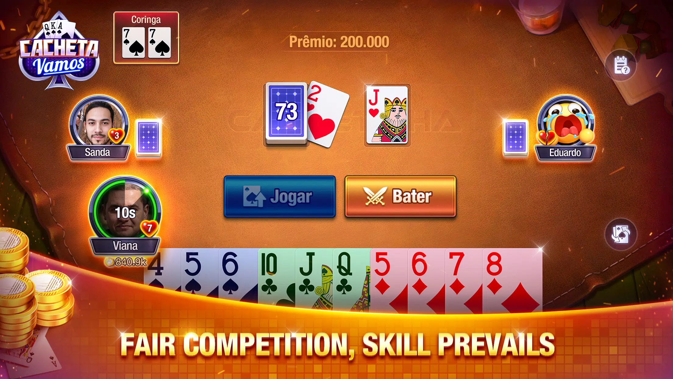 Cacheta Vamos Screenshot 3