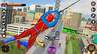 Spider Flying Rope Hero Games Screenshot 17