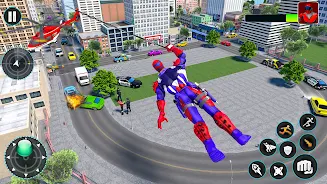 Spider Flying Rope Hero Games Screenshot 11