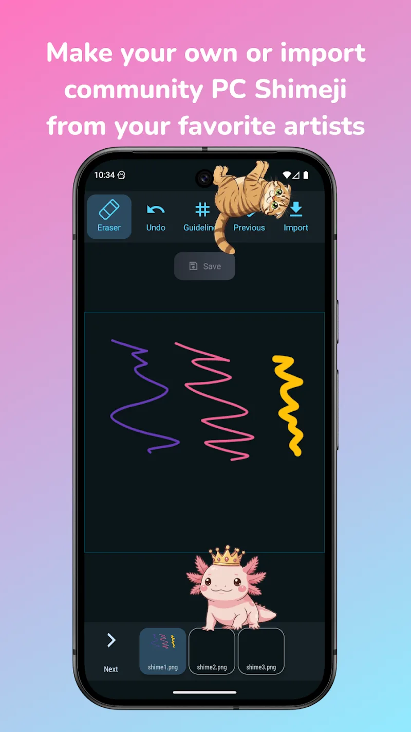 Shimeji: Screen Buddies Screenshot 4 