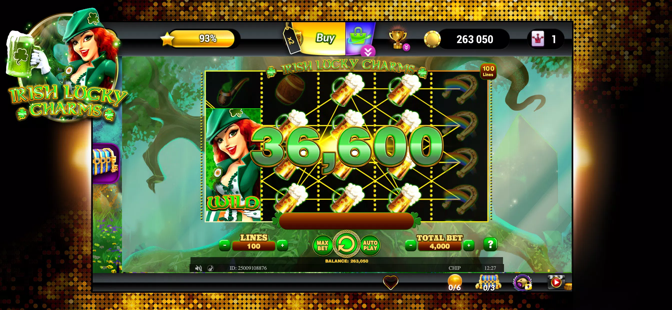 Lounge777 Online Casino Screenshot 1 