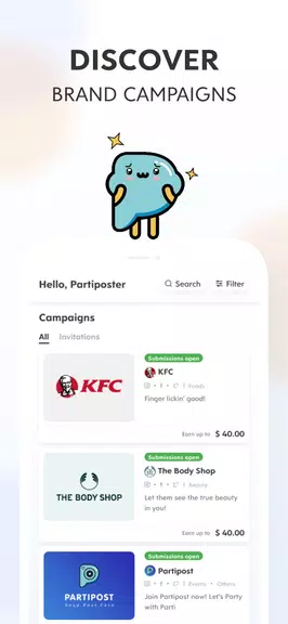 Partipost Screenshot 2 