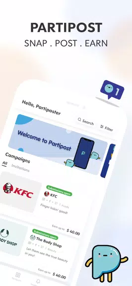 Partipost Screenshot 1 