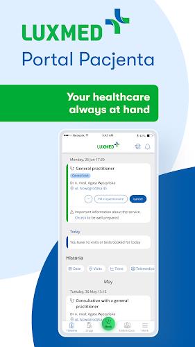 LUX MED Patient Portal Screenshot 1