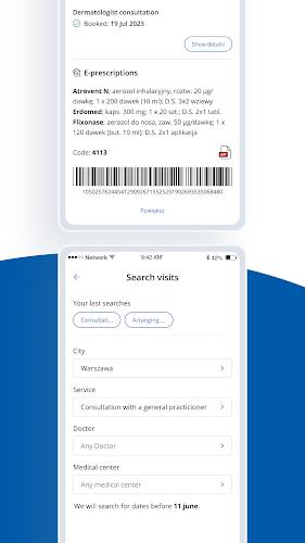 LUX MED Patient Portal Screenshot 2