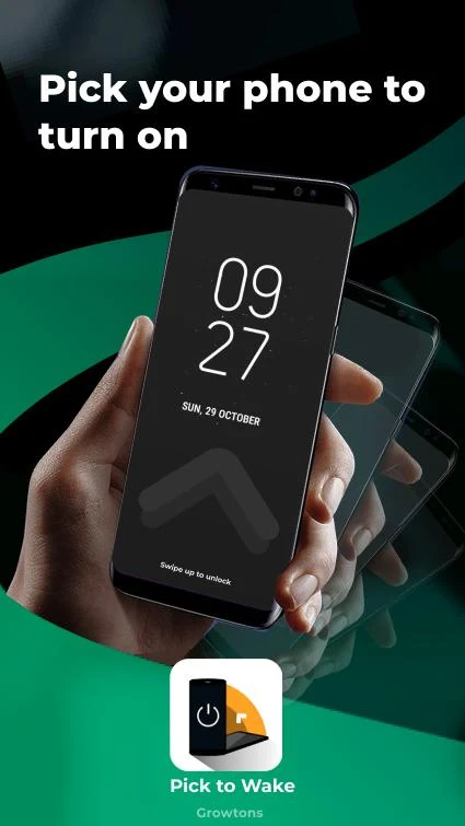 Pick to Wake - Screen On & Off Screenshot 1