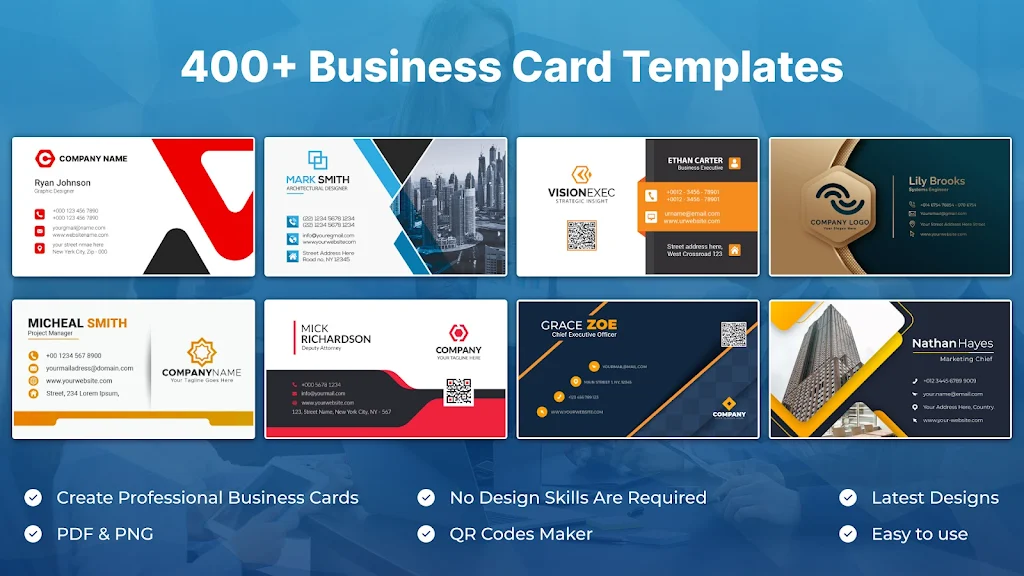 Business Card Maker & Creator Screenshot 1
