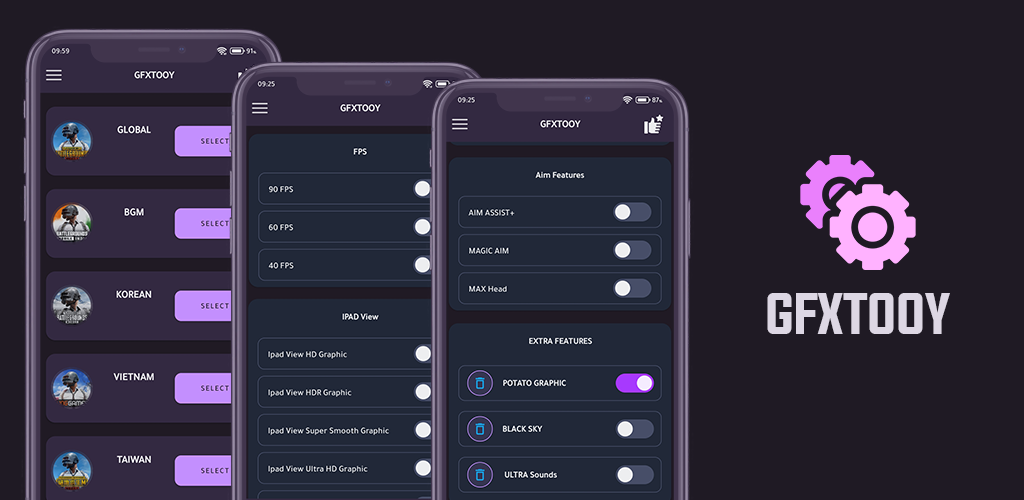 GFXTOOY IPAD VIEW & 90 FPS Screenshot 4