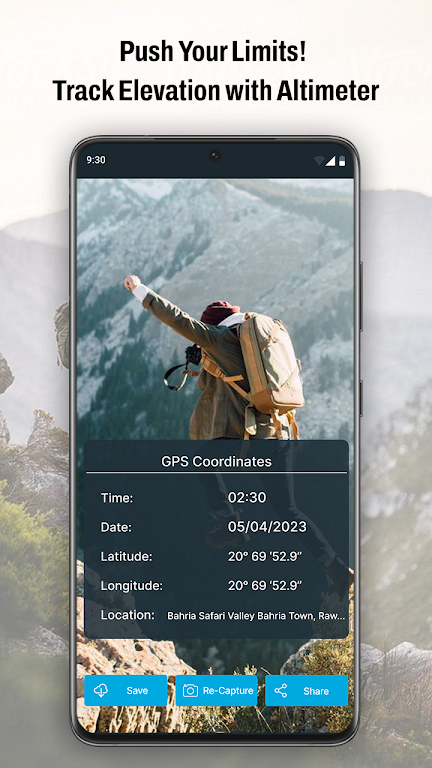 Altimeter GPS: Altitude Meter Screenshot 2