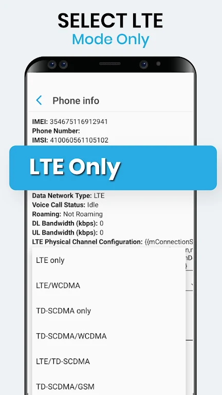 5G/4G LTE Only Network Mode Screenshot 2