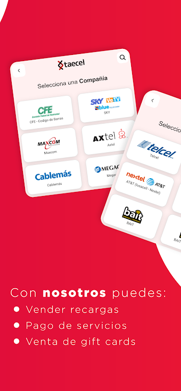 TAECEL - Recargas Electrónicas Screenshot 3