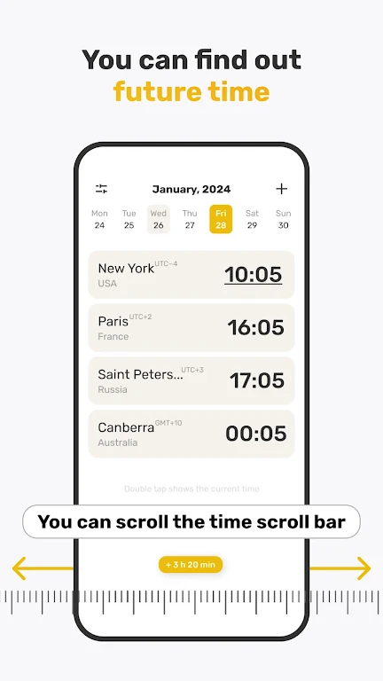 World Clock Widget - Time Zone Screenshot 4