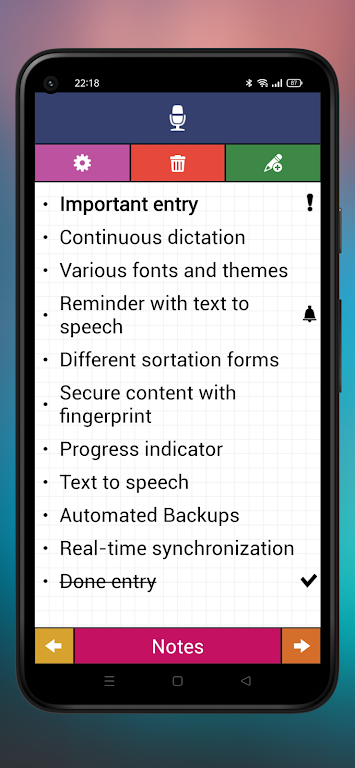 Voice Notepad - Speech to Text Screenshot 2