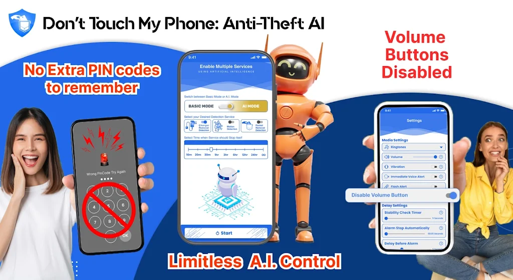 AI AntiTheft Dont Touch Phone Screenshot 4