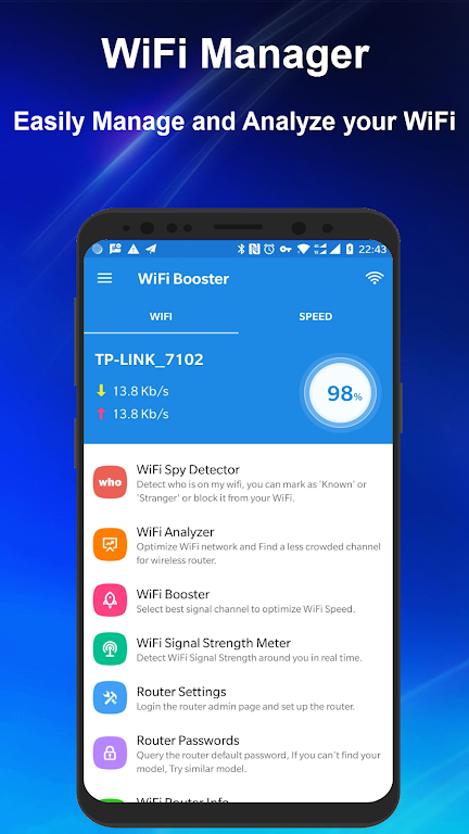 WiFi Manager - WiFi Analyzer Screenshot 1