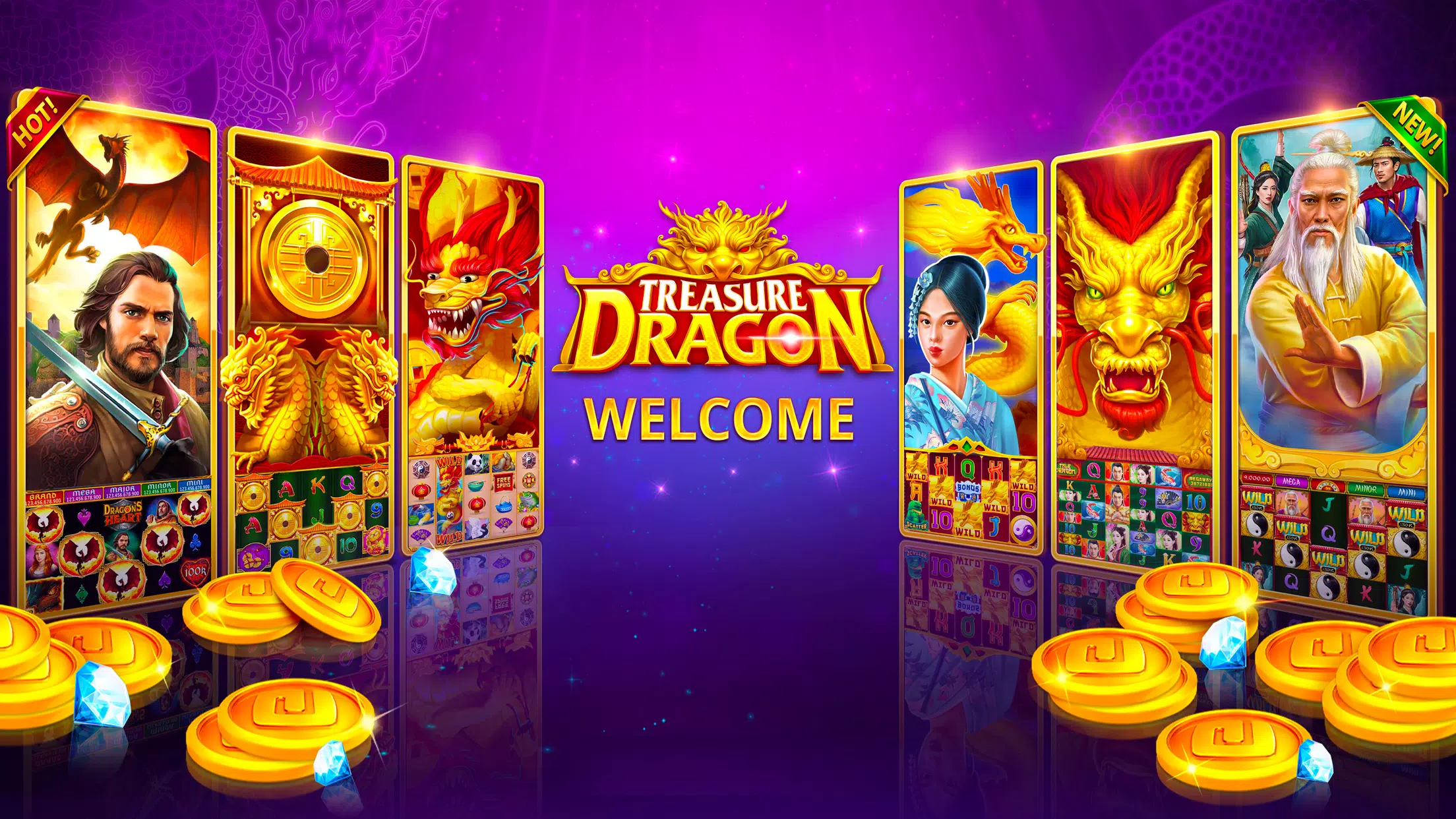 Treasure Dragon Online Slots Screenshot 2 