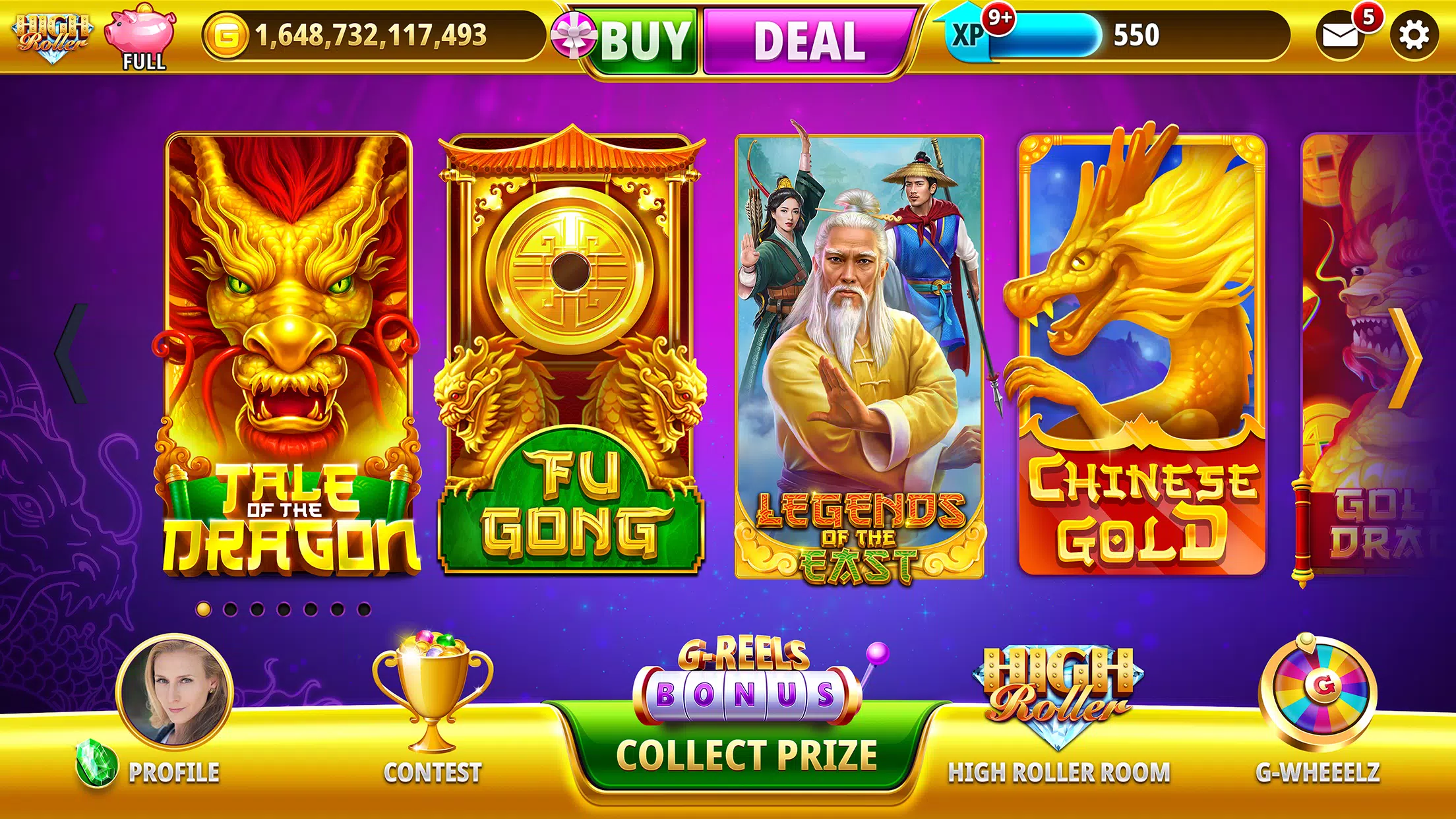 Treasure Dragon Online Slots Screenshot 1 