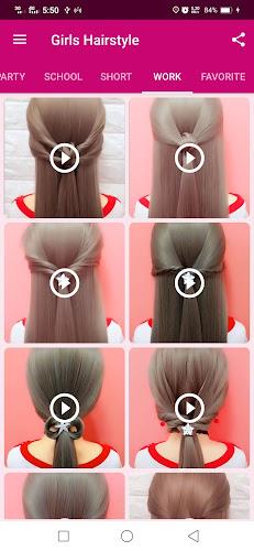 Girls Hairstyle Step By Step Screenshot 5 