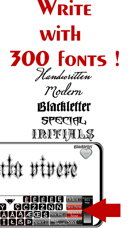 Tattoo Font Designer Screenshot 3